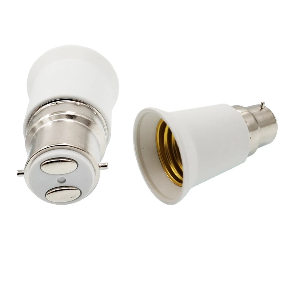 4 шт. адаптер цоколя лампы B22 E27 штыковая крышка от до ES Edison CE Rohs E27Lamp Hold|b22 to e27|edison