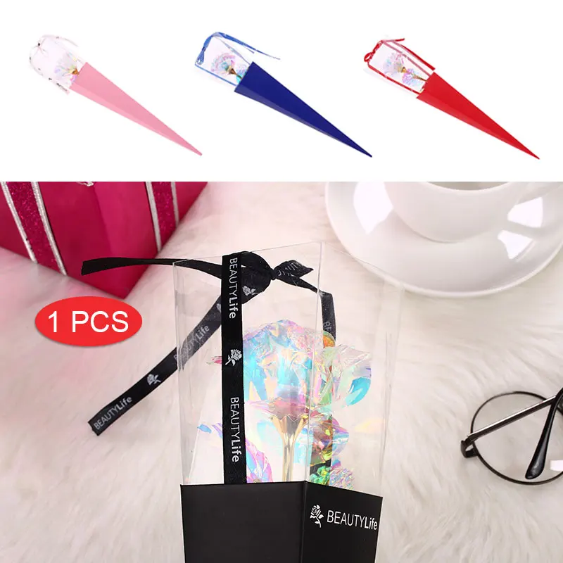 Новинка 2019 романтический цветок из 24 каратного золота роза длинный стебель