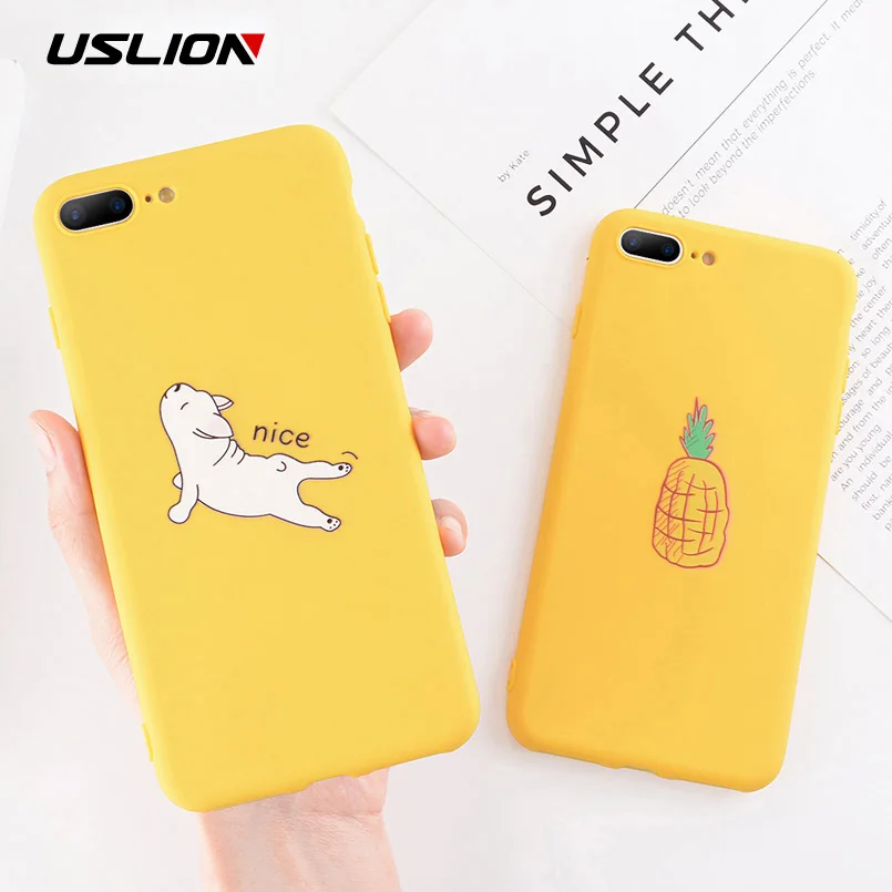 USLION Забавный мультяшный чехол для телефона авокадо iPhone 11 Pro Max 7 8 6 6s Plus ТПУ