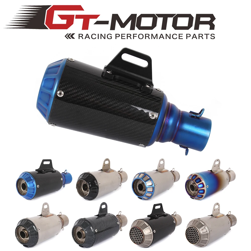 Выхлопная труба мотоцикла из нержавеющей стали глушитель на вход 51 мм выхлопная