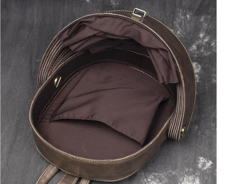 Мужской рюкзак из натуральной кожи с жуком модный портативный туристический для