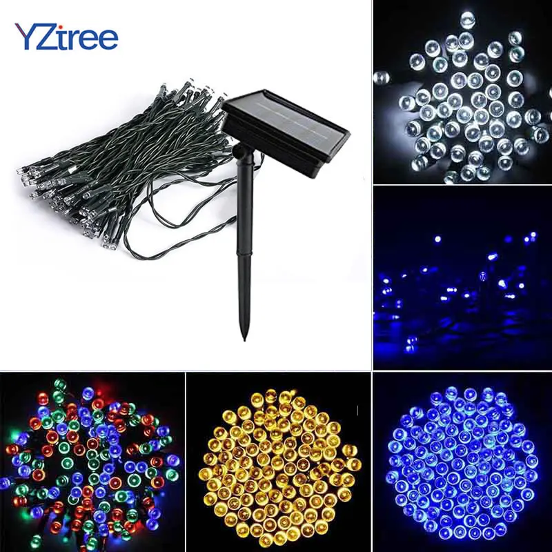 

Водонепроницаемая светодиодная гирлянда на солнечной батарее, 22 м, 32 м