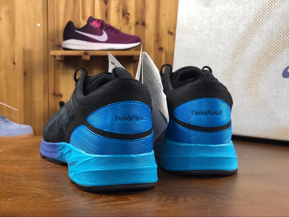 Новые аутентичные ASICS DynaFlyte-2 Мужская стабильность уличная спортивная обувь для бега Уличная обувь Walkng для бега