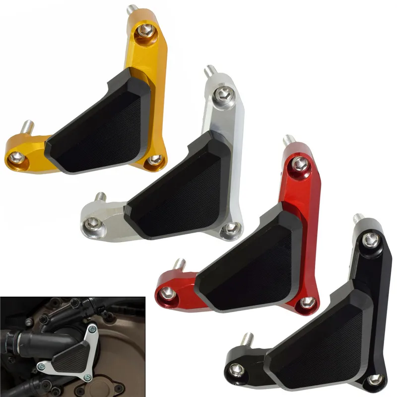 

waase Motorcycle Left Side Water Pump Cover Guard Protector For Ducati Monster 821 2014 2015 2016 2017 2018 2019