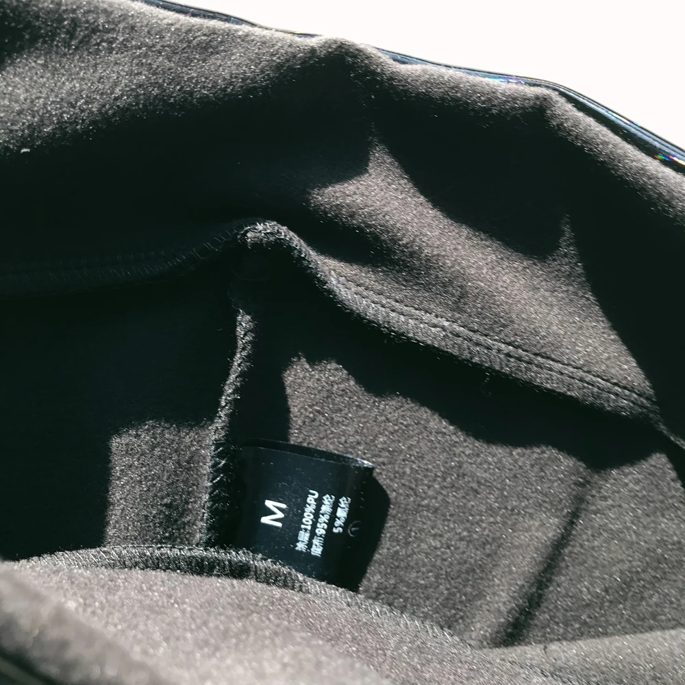 Новинка весны 2019 сексуальные черные леггинсы из лакированной кожи с высокой