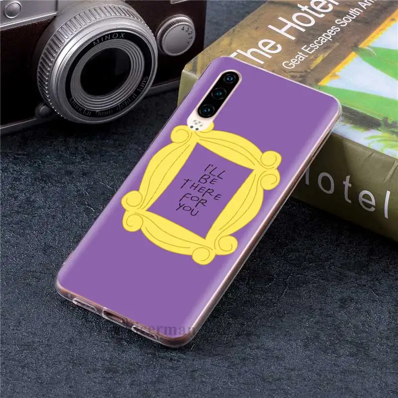 Мягкий чехол из ТПУ для huawei P30 P20 Pro P30 P20 Lite P10 P9 Lite P Smart Plus Friends tv дверь прозрачный силиконовый чехол