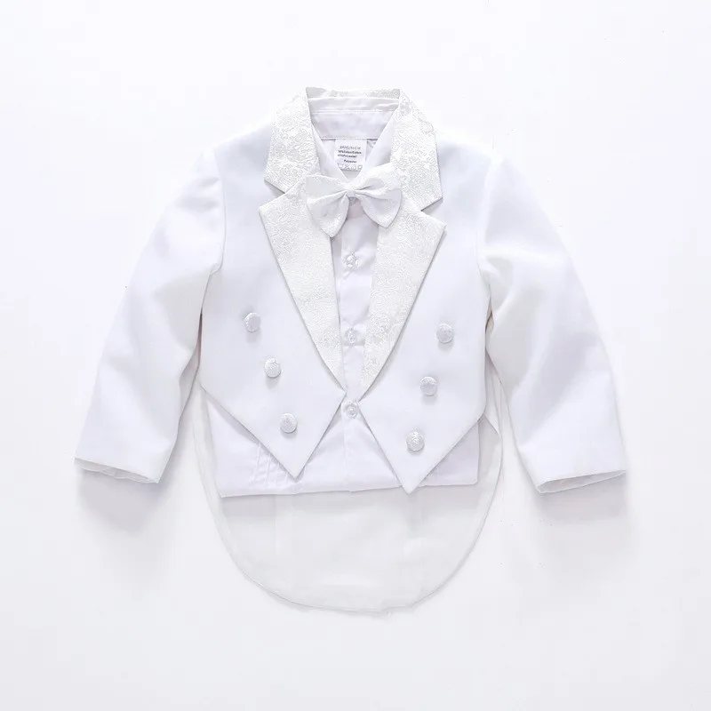 Новинка 2017 года белый костюм для маленьких мальчиков детские блейзеры на свадьбу