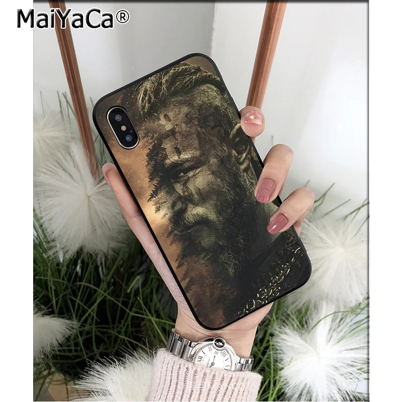Мягкий чехол для телефона MaiYaCa TV show vikings из ТПУ iPhone 8 7 6 6S Plus 5 5S SE XR X XS MAX | Мобильные