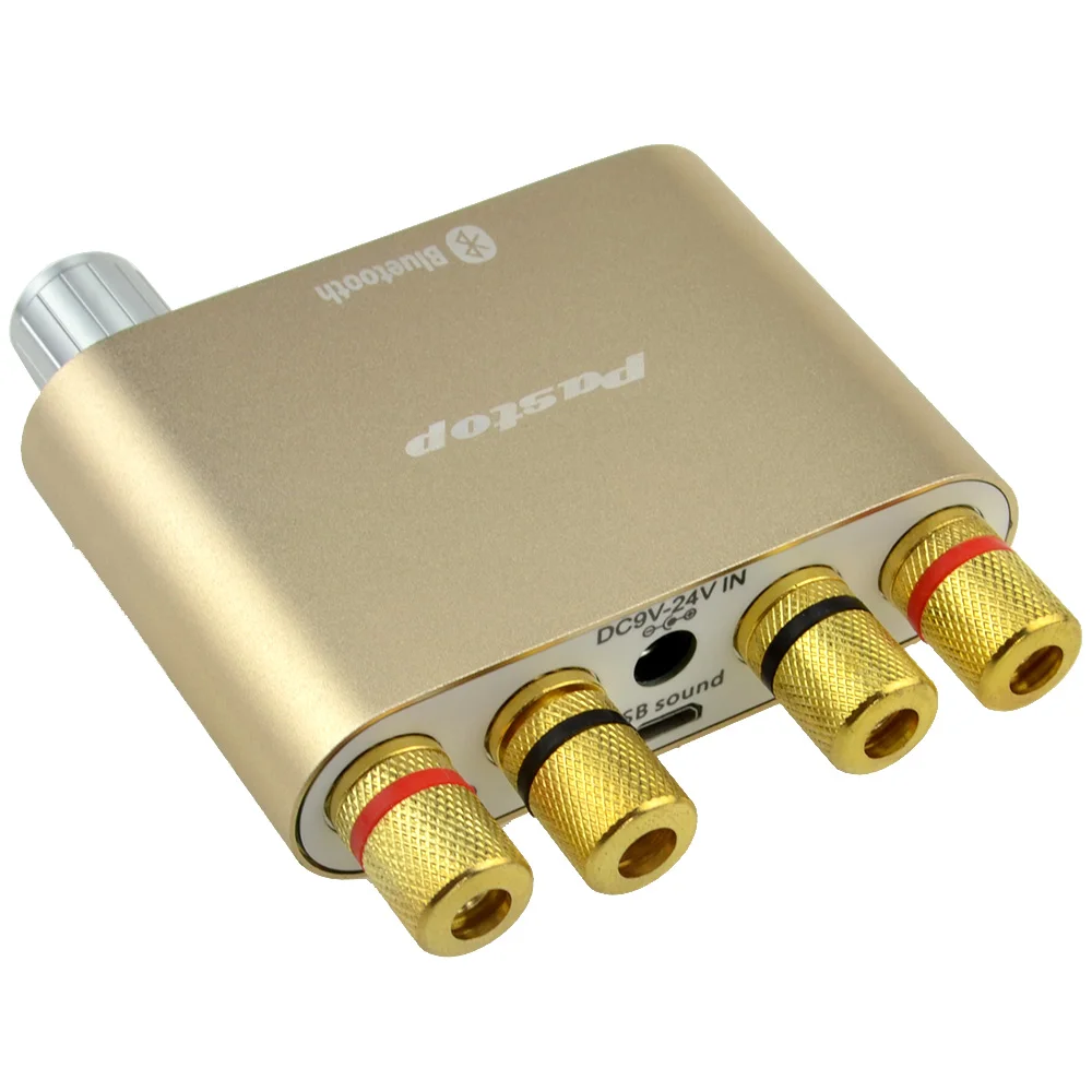 Домашний аудио приемник Мини Bluetooth 4,0 Цифровой усилитель HiFi 100W TPA3116 с 12V 5A источник питания-10000409_G