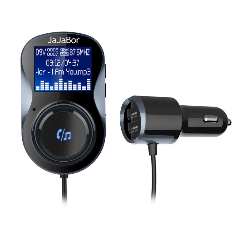 Автомобильный комплект jajabor с Bluetooth громкой связью fm-передатчик A2DP беспроводной