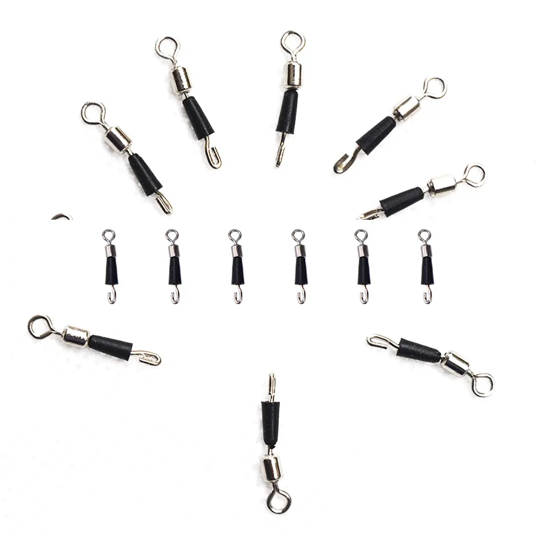 30 шт. шариковый подшипник вращающееся твердое кольцо рыболовный соединитель