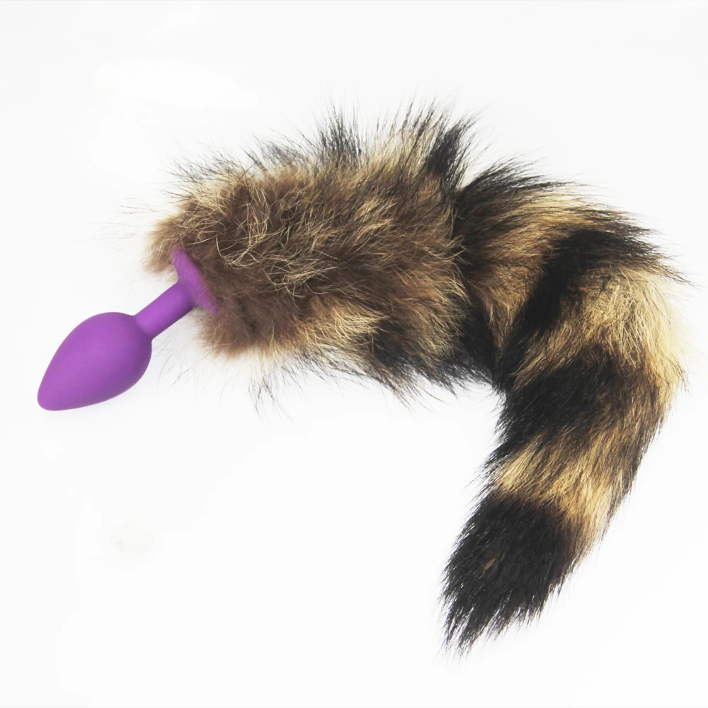 Фото Wild Fox Tail Металл Коричневый Пушистый Собачий Анальная Пробка Сексуальные Игрушки Анальная Пробка БДСМ Флирт Анус Пробка Для Женщин WILD Cat Tail Игрушка Для Взрослых Стиму №3