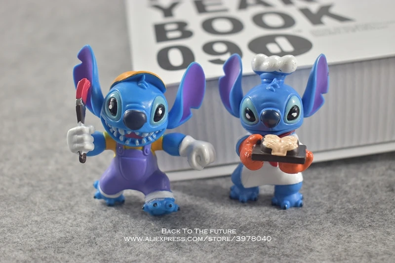 Фигурка героя из мультфильма Disney Лило и Ститч 8 шт./компл. 6 см|Игровые фигурки