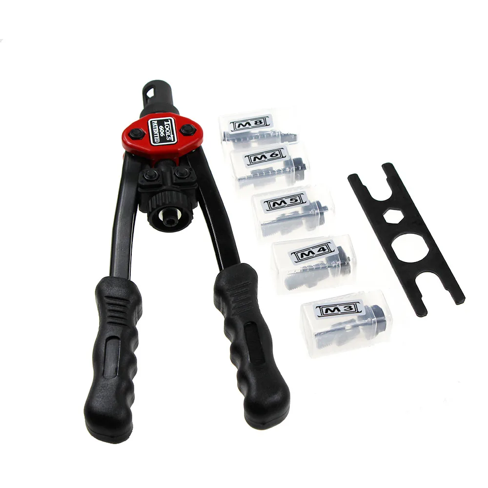 Бесплатная доставка 12 &quotвытяжная Заклепка гайка пистолет тяжелая рука INSER