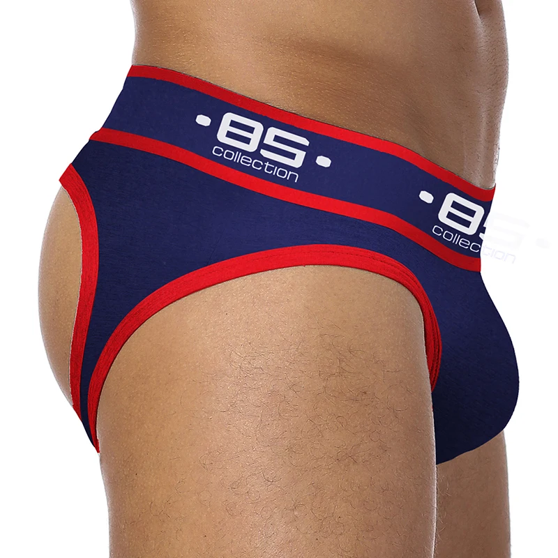 

BS 5PC/LOT Men Sexy Underwear Sexy Jockstrap Underpants Gay Underwear Men Thong Men String Cotton Men Briefs Panties Bikini
