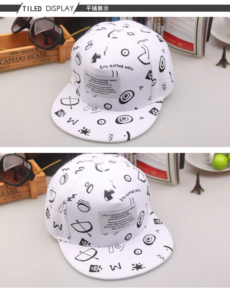 Fashion Summer women white baseball Cap Pattern Hat Snapback Sport female embroidered flat cap unisex | Аксессуары для одежды