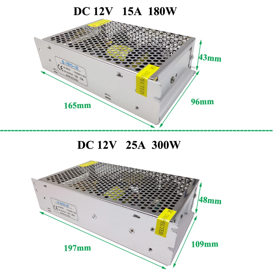 HBL светодиодный драйвер AC110V 220V блок питания 12 V 1.25A 2A 3A 5A 6.5A 10A 15A трансформатор