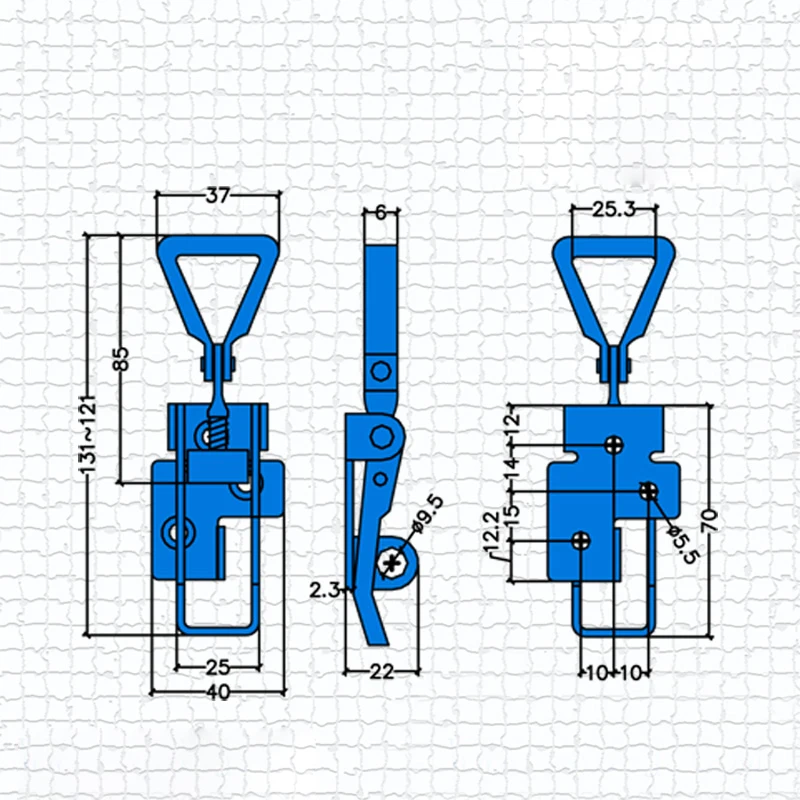 2 шт. регулируемые Рычажные защелки из нержавеющей стали 304|buckle latch|adjustable toggle