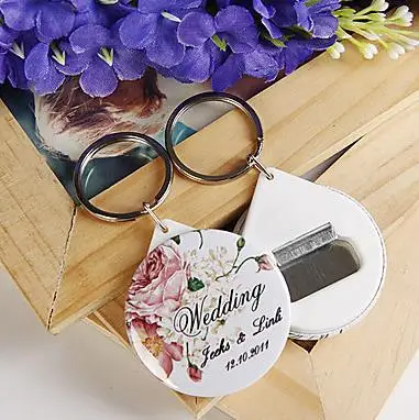 Бесплатная доставка 100 шт. персонализированные свадебные сувениры и подарки