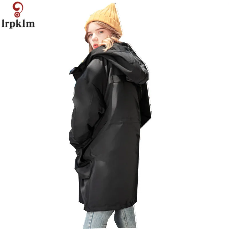 Женский зимний пуховик длинное стеганое пальто на молнии свободная верхняя
