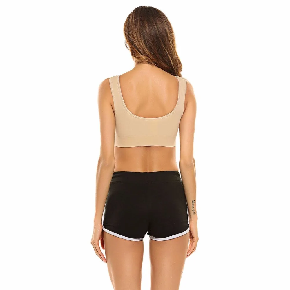 Ekouaer Women Nursing Bra Seamless Wire Free Underwear Padded Basic Thin Mother Size M L XL Black And Nude | Женская одежда