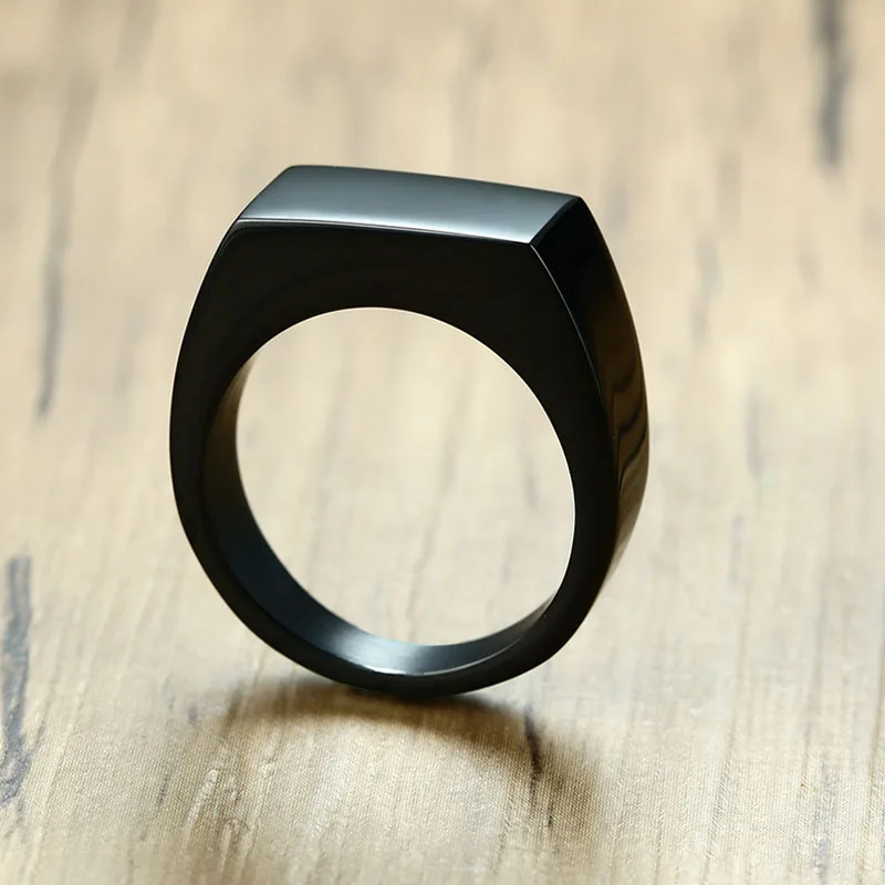 Панк рок Нержавеющая сталь кольцо Для мужчин изделия площадь Ширина Винтаж s