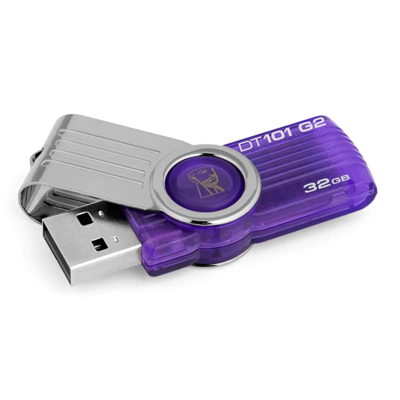 kingston USB C Cle usb 32gb Pendrive Datatraveler DT101G2 Memory Stick 16gb Swivel Black &amp purple Color Flash Mini Pen Drive |