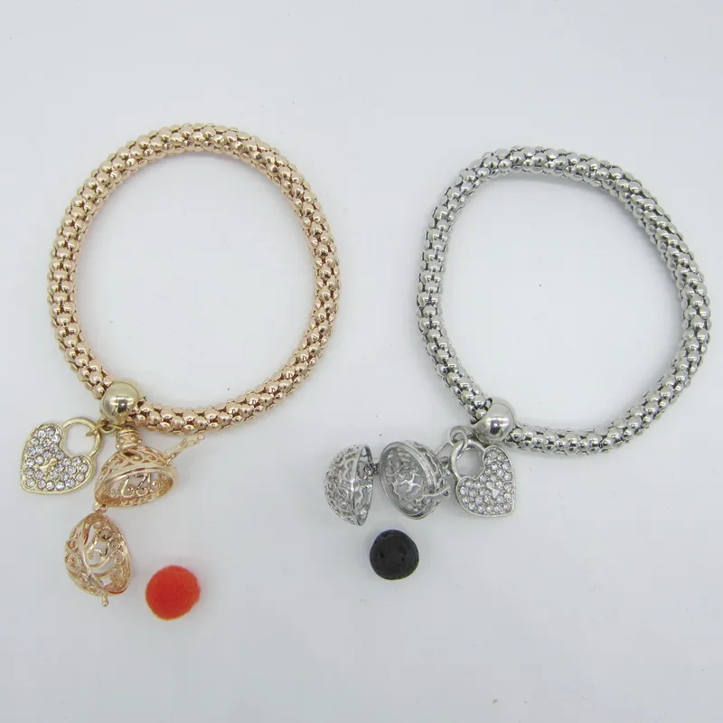 Новое поступление эластичный Шарм в форме сердца и открывающийся медальон с