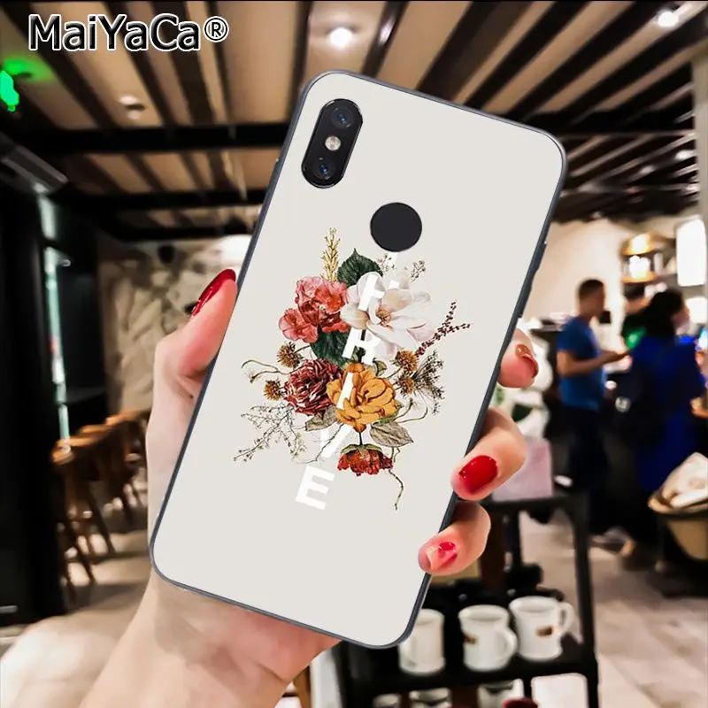 MaiYaCa любовь страсть Желтая роза Подсолнух искусство эстетика PhoneCase для Xiaomi Redmi8 4X 6A