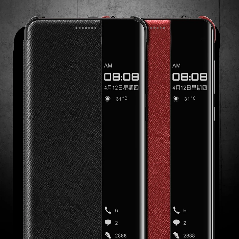 Для HUAWEI Mate 10 Pro чехол Роскошный умный чип вид на окно Флип из натуральной кожи спортивный автомобиль для Huawei Mate 9 Pro Чехол Для Телефона