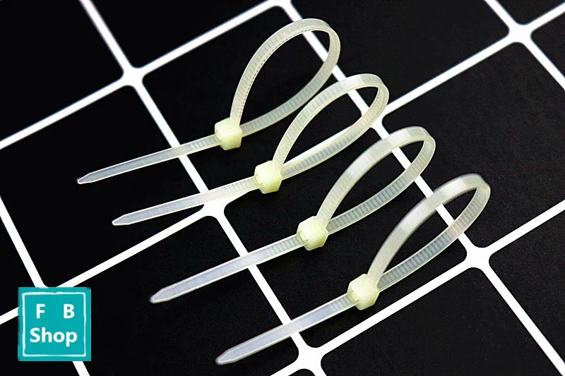 100pcs 3mm*100mm(2.5mm*100mm) Light Green Cable Tie Colorful Self-Locking Nylon Wiring Accessori | Обустройство дома