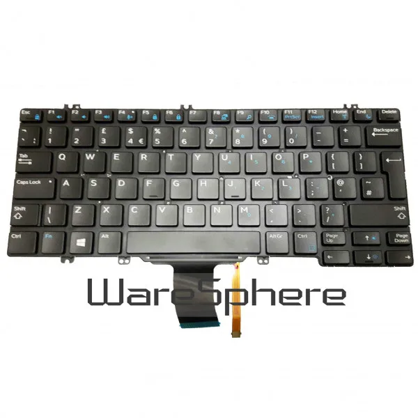 Новая клавиатура с подсветкой для Dell Latitude 5280 7280 7380 JF8W7 0JF8W7 UK|Клавиатуры замены| |