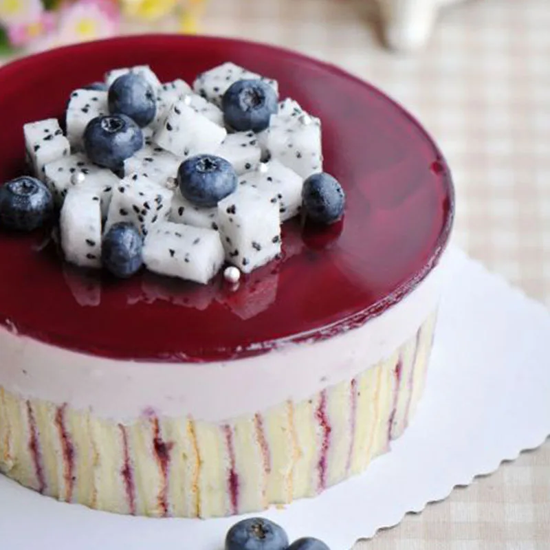 Прозрачный мусс для края торта обертывание десерт окружающие твердые связанные