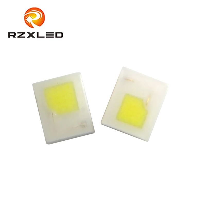 100 шт./лот светодиодный 3 Вт 5 Вт White5200k 5700 к 6000 посылка диод Size2.0* 1,6*0,7 мм