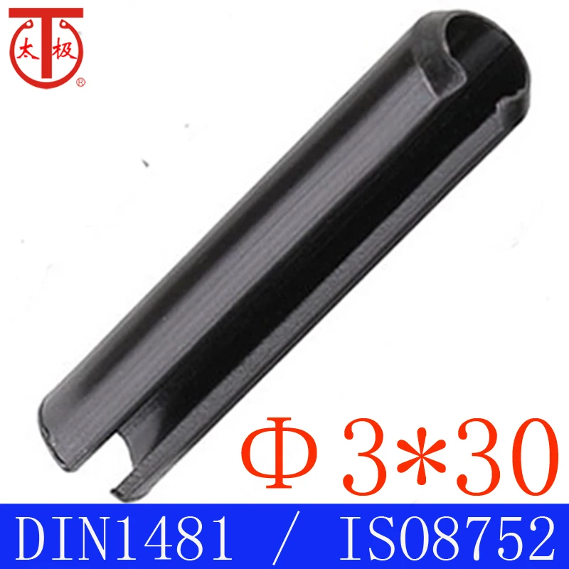 (3*30)DIN1481 / ISO8752 пружинный штифт/шлицевый штифт (спиральный штифт) 100 шт./лот |