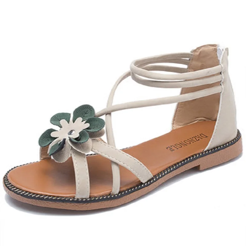 Женские босоножки коллекция 2019 года сезон лето Новинка простые тонкие туфли на