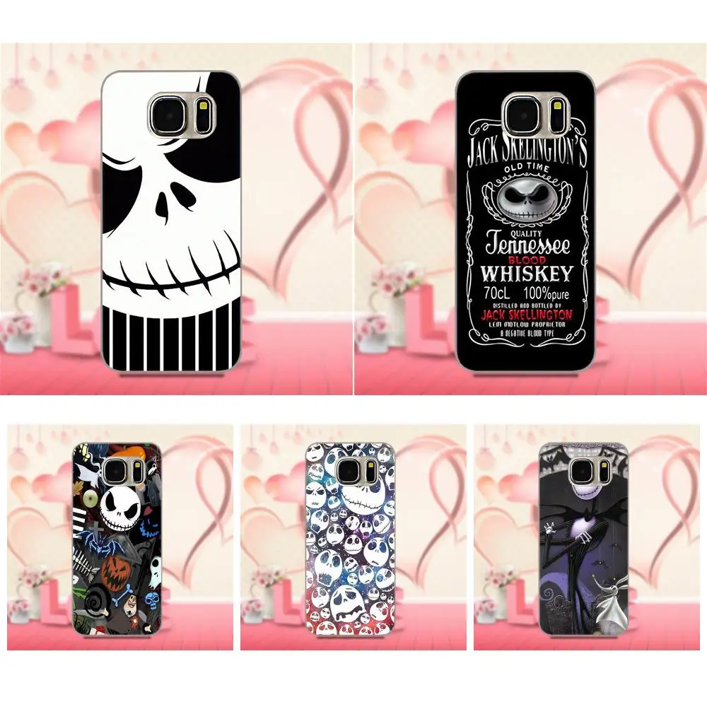 Рисунок из ТПУ для Apple iPhone X 4 4S 5 5C 5S SE 6 6S 7 8 Plus LG G3 G4 G5 G6 K4 K7 K8 K10 V10 V20 Jack Skellington