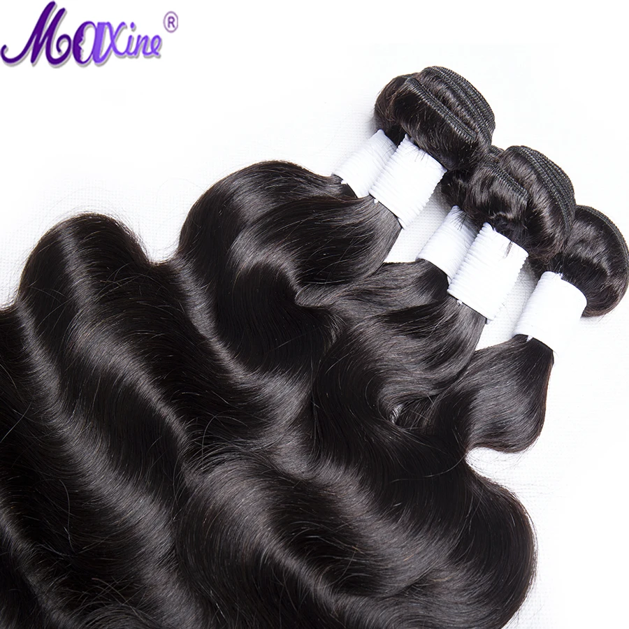 Объемные волнистые пучки с фронтальной накладкой Maxine Remy человеческие волосы 3