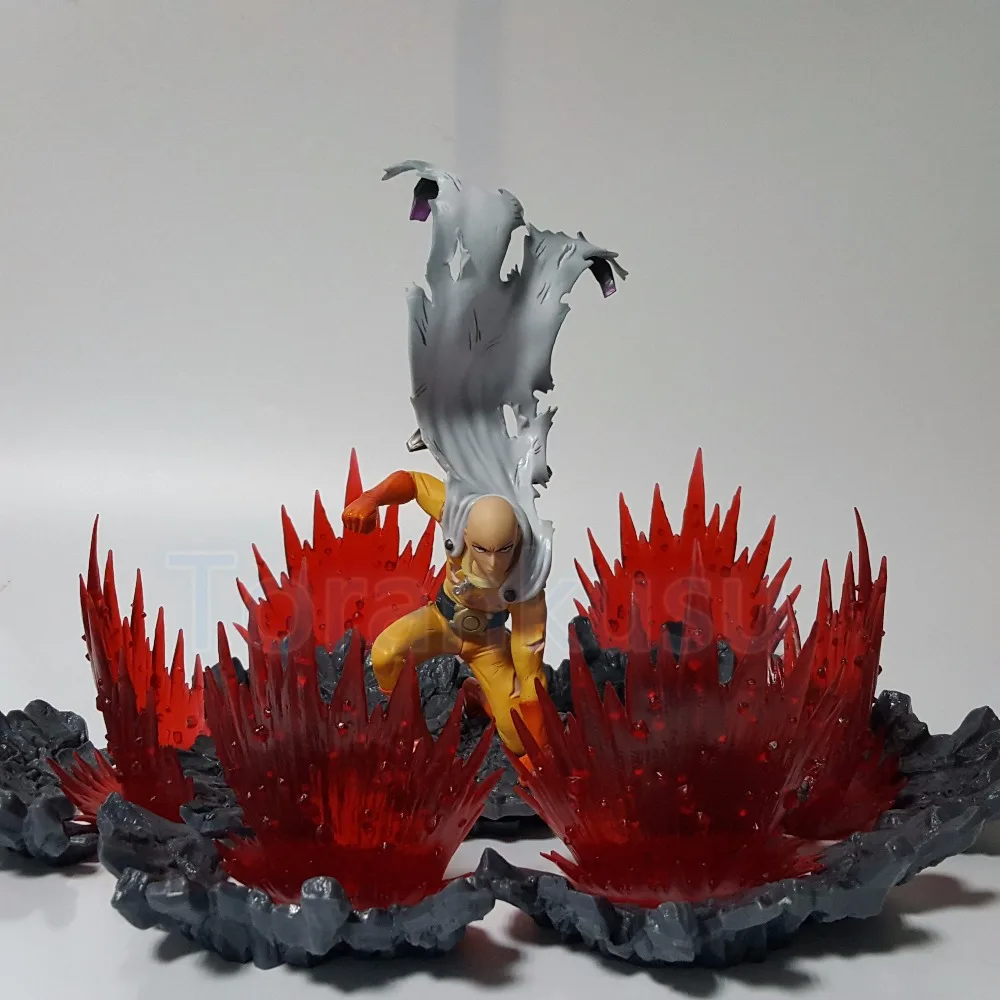 One Punch Man экшн фигурка Saitama Sensei Power Up сцена DIY Набор игрушек Аниме ONE PUNCH MAN модель