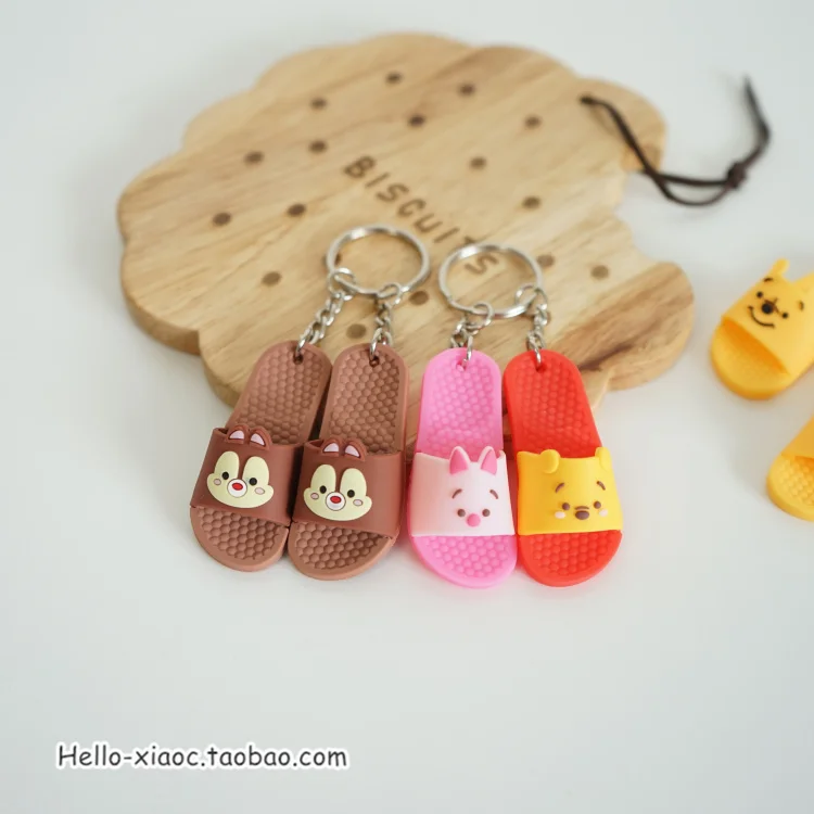 Мультяшный мини Дэйл поросенок шлепанцы брелок Мелодия сумки Подвески Подарки