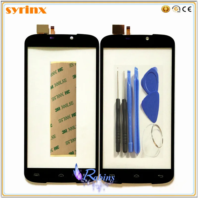 SYRINX 5 дюймовый сенсорный экран сенсор для DOOGEE X6 дигитайзер Панель переднее стекло