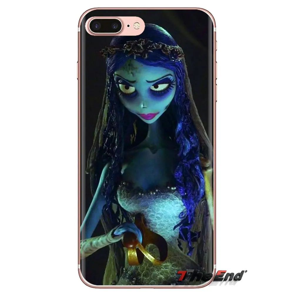 For iPod Touch Apple iPhone 4 4S 5 5S SE 5C 6 6S 7 8 X XR XS Plus MAX Transparent Soft Cases Covers Zombie Corpse Bride families |