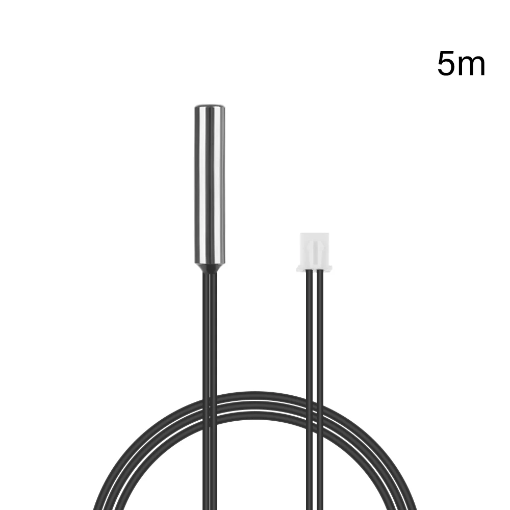 B3950 10K 5m 0,5 м/1 м/2 м/3 м/5 м/10 м DS18B20 10 к 1% B3950 водонепроницаемый цифровой датчик температуры зонд NTC термистор тепловой кабель - Цвет: B3950 10K 5m