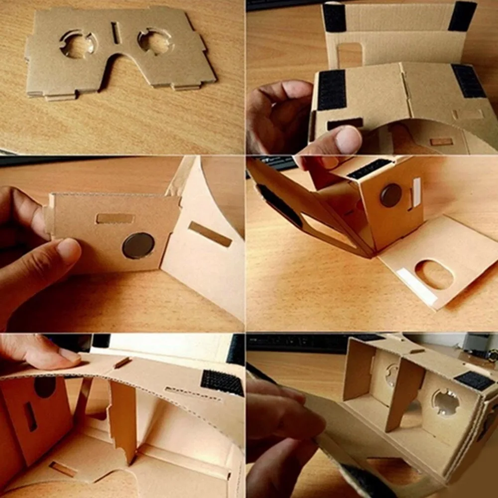 Google Cardboard очки виртуальной реальности Valencia высокое качество сделай сам 3D 2019