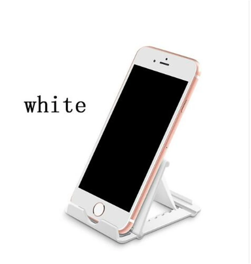 Universal Adjustable Foldable Desk Phone Holder Stand For Redmi Note 7 Phone Holder Smartphone Tablet Phone Stand For Samsung - Цвет: White