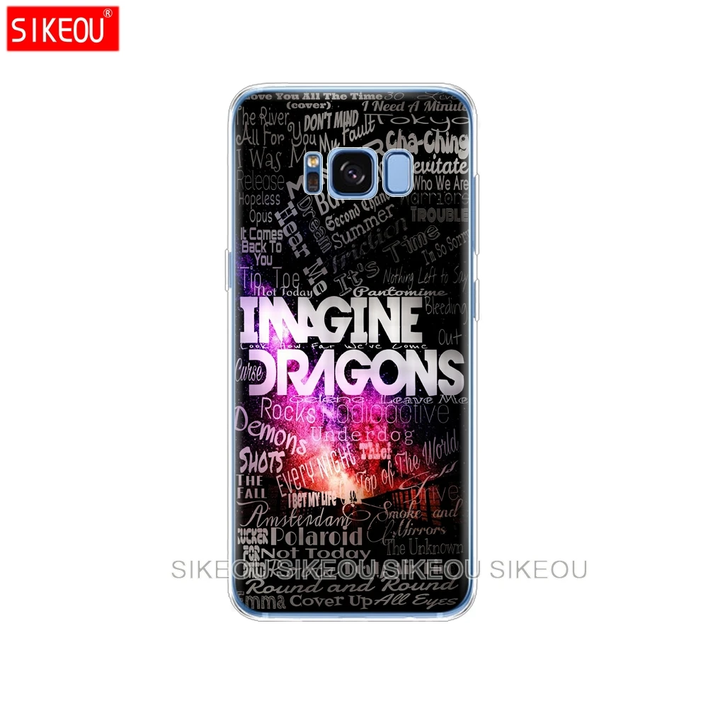 Силиконовый чехол для Samsung Galaxy S9 S8 S7 S6 edge S5 S4 S3 PLUS телефона imagine dragons night music|Бамперы| |