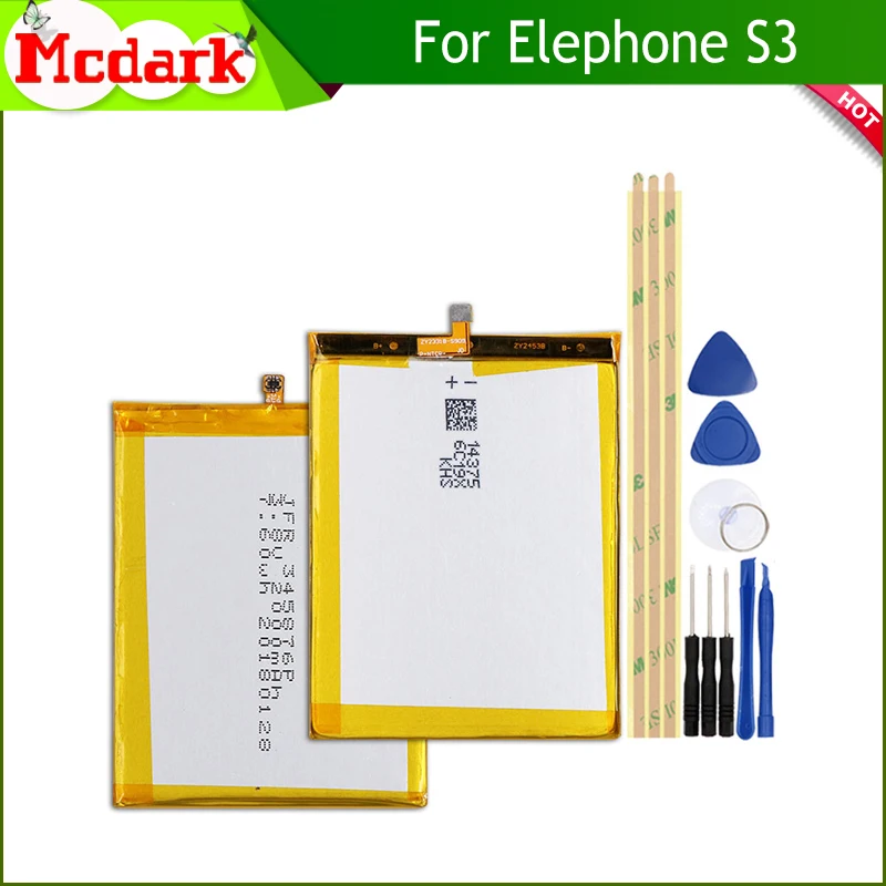 Запасной аккумулятор Mcdark для Elephone S3 высококачественный большой емкости 2100 мАч