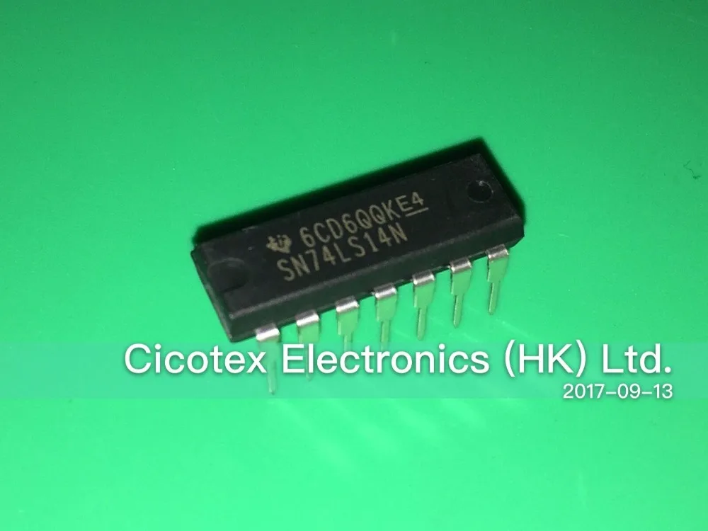 5 шт./лот SN74LS14NE4 DIP14 IC HEX SCHMITT TRIG INV 14 DIP|inv| |