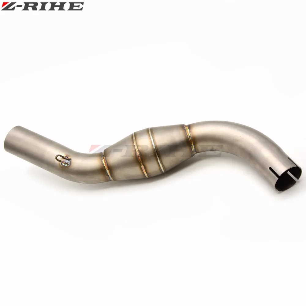 Средняя выхлопная труба мотоцикла Соединительная глушителя из нержавеющей