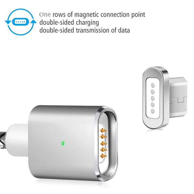 1 м/2 м/3 м 5 В/2,4 А usb type C/Micro USB/IOS Магнитный кабель USB-C быстрой зарядки Кабель-адаптер для iPhone 8 7 для samsung S9 S8